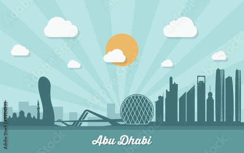 Abu Dhabi skyline