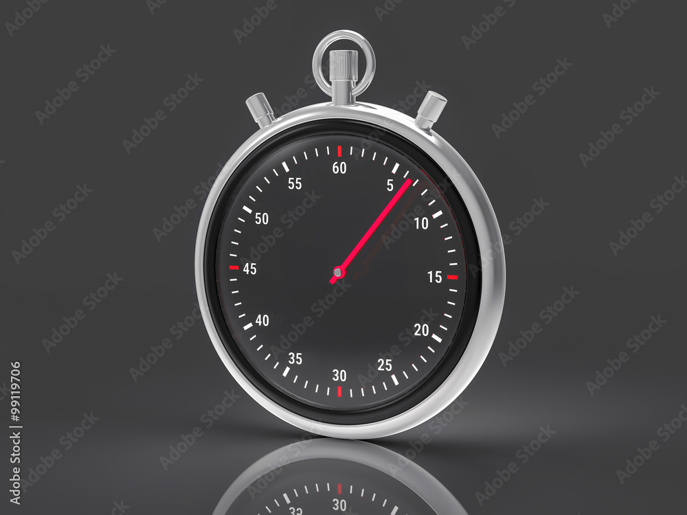 Isolated Metallic Chronometer Background Isolated Metallic Chronometer Background
