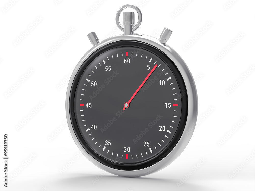 Isolated Metallic Chronometer Background Isolated Metallic Chronometer Background