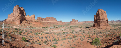 Arch Nationalpark, Steinbögen, Delicate Arch, Double Arch, Landscape Arch, Double Arch, Utah, Moab, Tag, USA, Sommer
