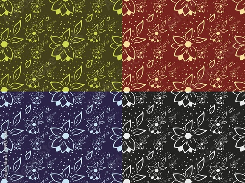 Background with flowers.
