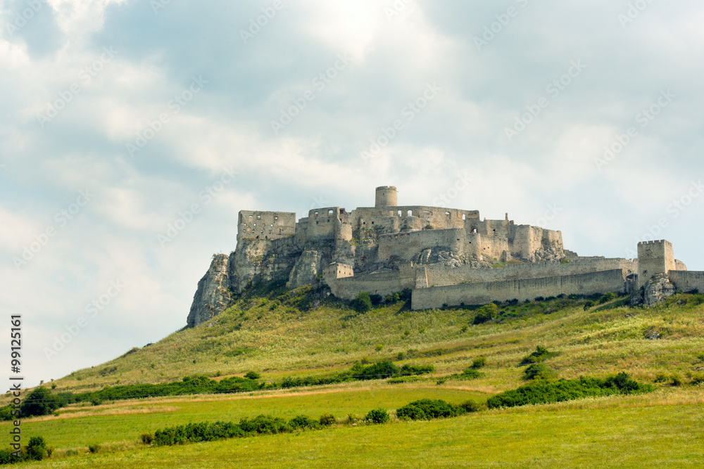Famous Spis Castle (Spissky Hrad) in Slovakia