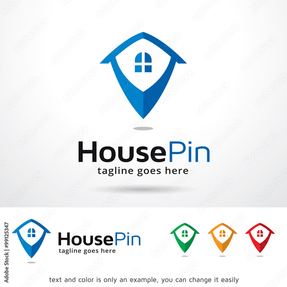 House Point Logo Template Design Vector House Point Logo Template Design Vector