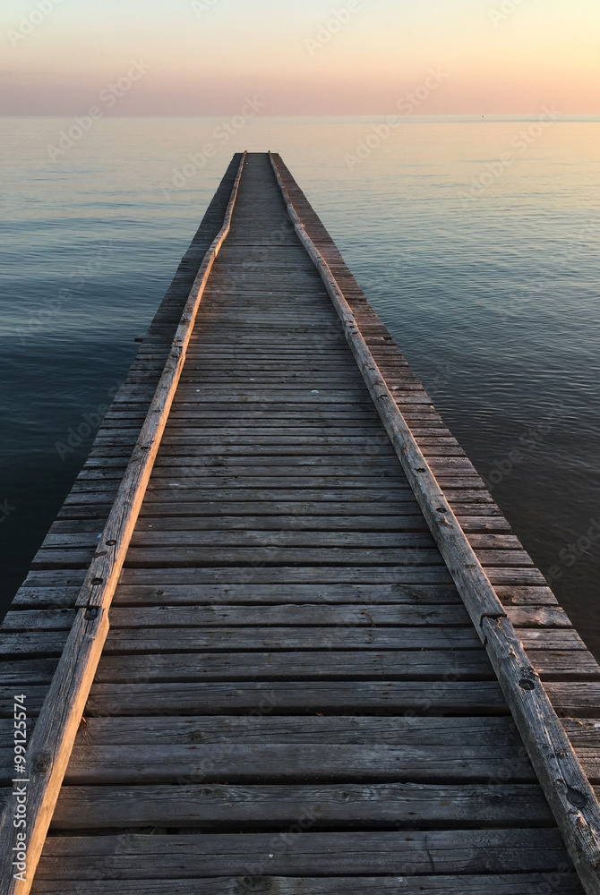 Fototapeta premium Colori dal pontile