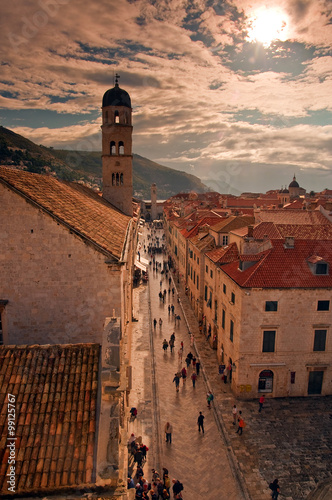 Der Stradun in Dubrovnik photo