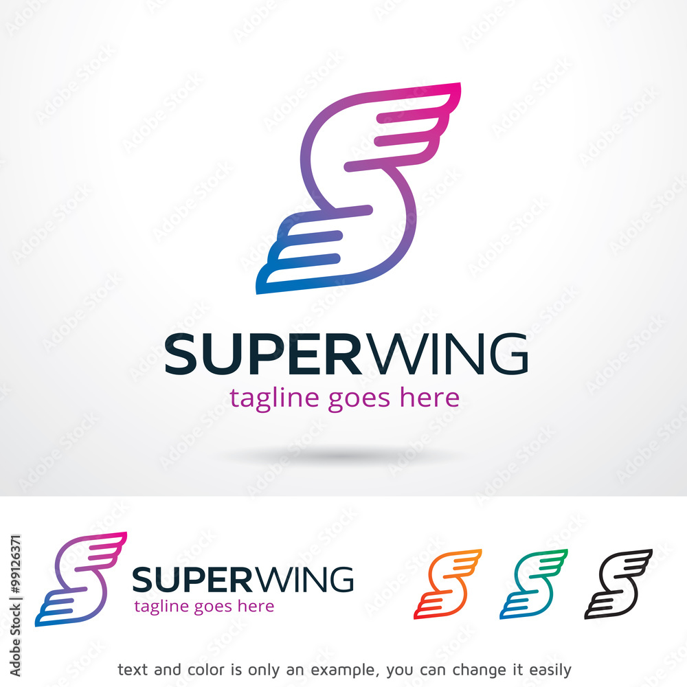 Super Wing Letter S Logo Template Design Vector Super Wing Letter S Logo Template Design Vector