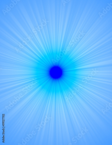 Abstract blue burst background
