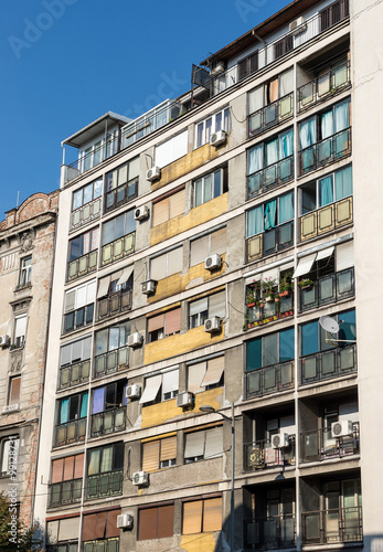 House of flats in Belgrade city, Serbia