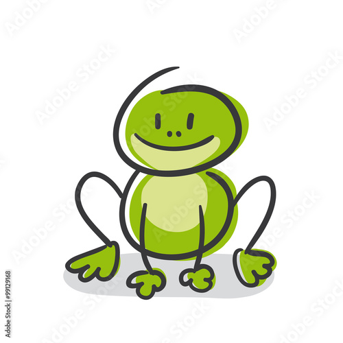 Stick Figure Series Green