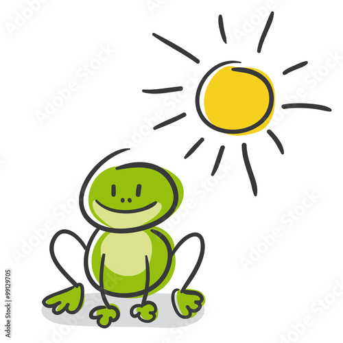 Stick Figure Series Green