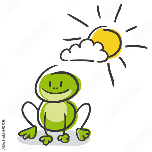 Stick Figure Series Green