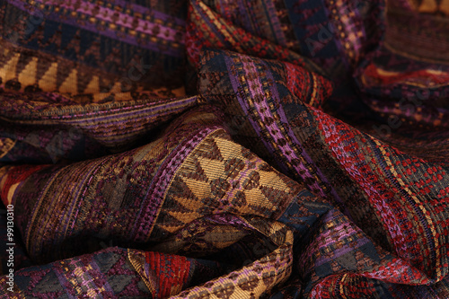 crumpled textile background