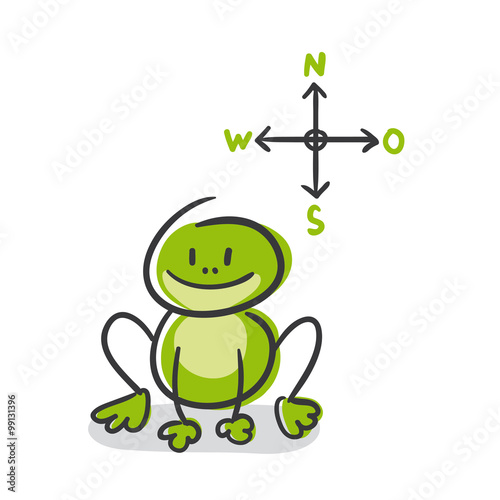 Stick Figure Series Green