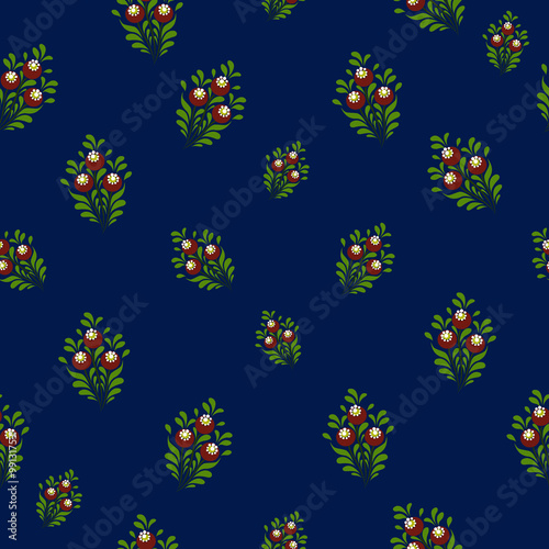Simple floral pattern background.