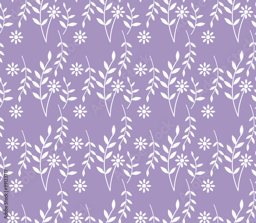 spring lavender seamless pattern