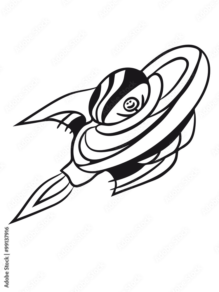 Fototapeta premium space flying spaceship travel ufo star