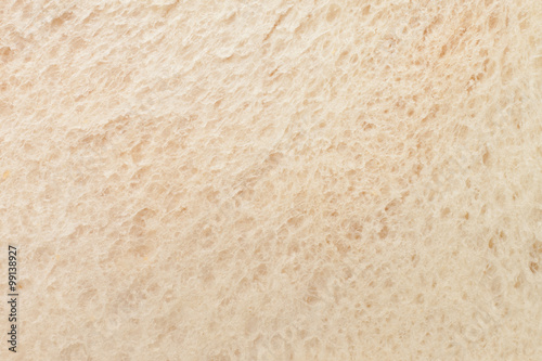 Texture of cross cut white bread