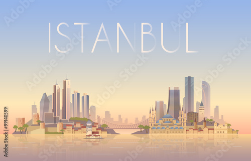 Istanbul. Vector illustration.