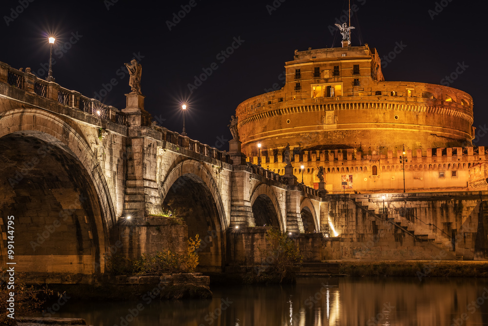 Rome, Italy: Hadrian's Mausoleum or Castle of  Holy Angel