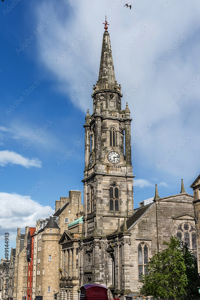 Tower of the The Tron Kirk-Edinburgh landmark