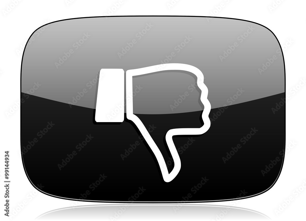 dislike black glossy web modern icon dislike black glossy web modern icon