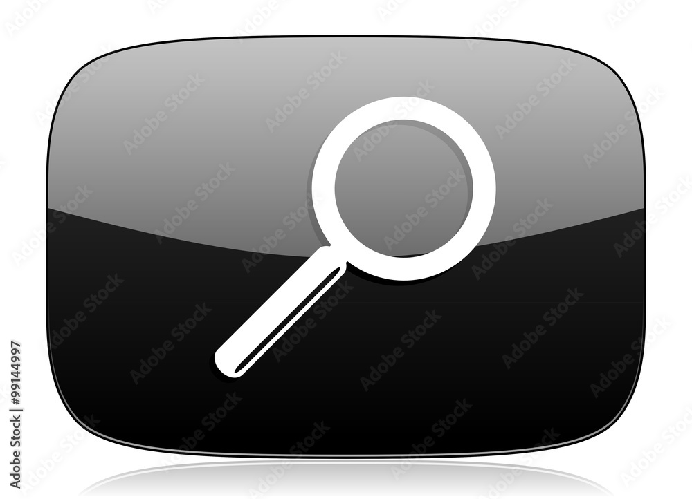 search black glossy web modern icon search black glossy web modern icon