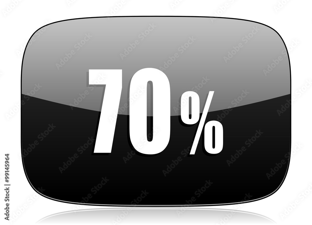 70 percent black glossy web modern icon 70 percent black glossy web modern icon