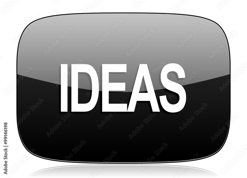 ideas black glossy web modern icon ideas black glossy web modern icon
