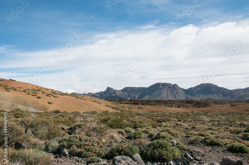 View from peack of volcano