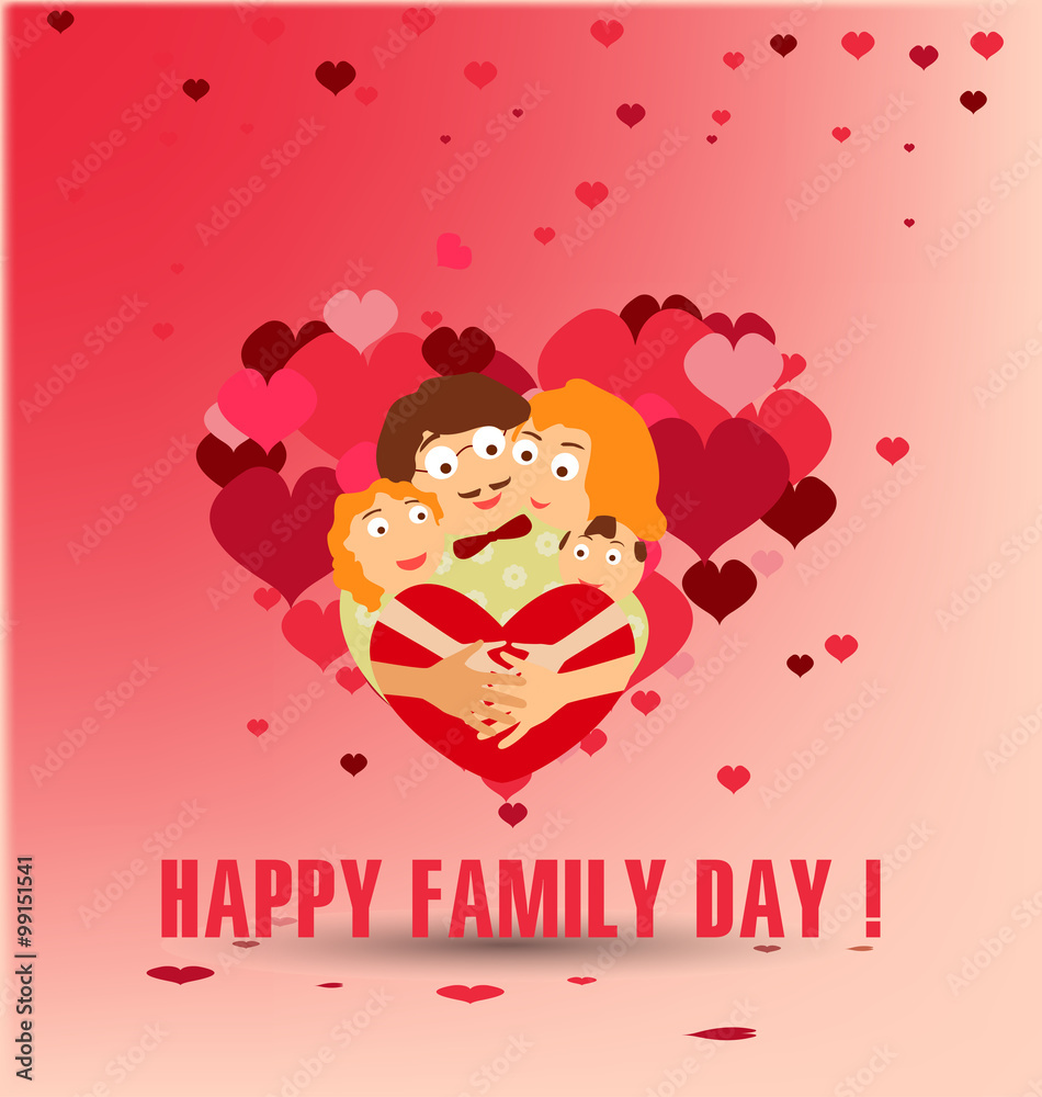 Happy family day Happy family day