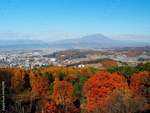 岩山展望台　盛岡市　岩手山