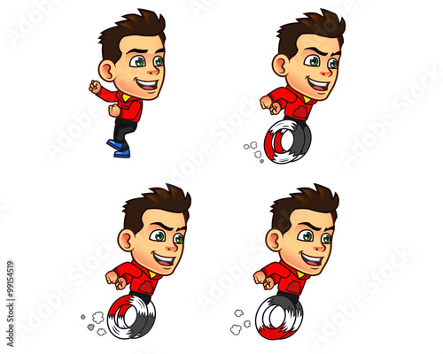 Parkour Boy Game Sprite