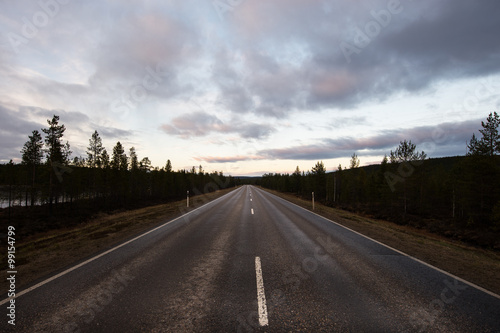 Sunset North Finland