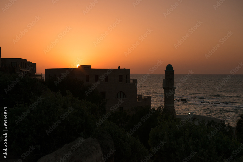 Sunset in Old Jaffa Tel Aviv