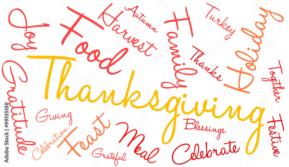 Thanksgiving Word Cloud Thanksgiving Word Cloud