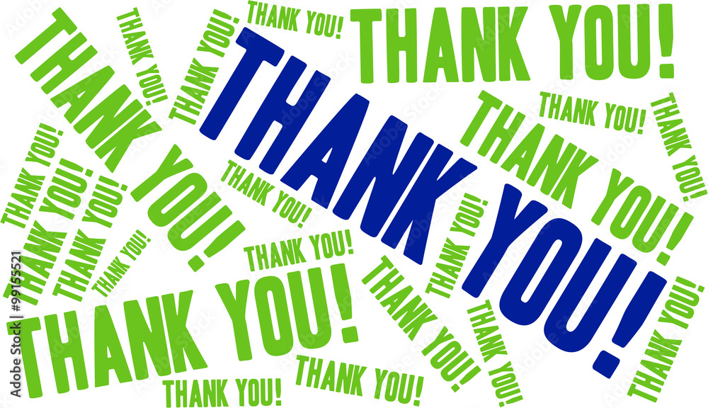 Thank You Word Cloud on a white background. Thank You Word Cloud on a white background.