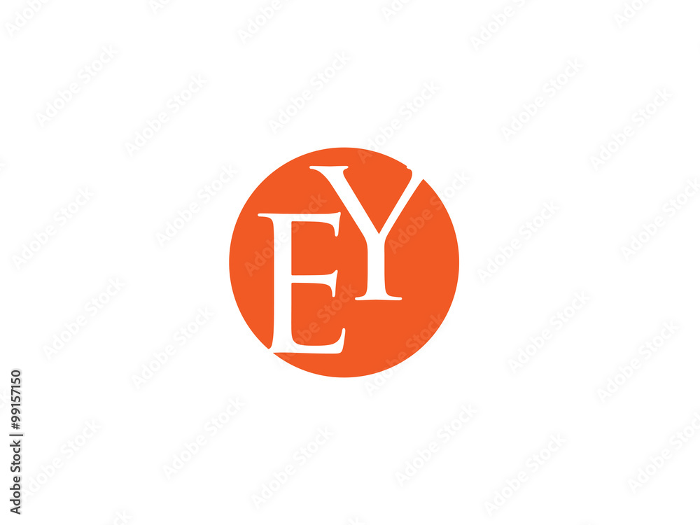 Double EY letter logo Double EY letter logo