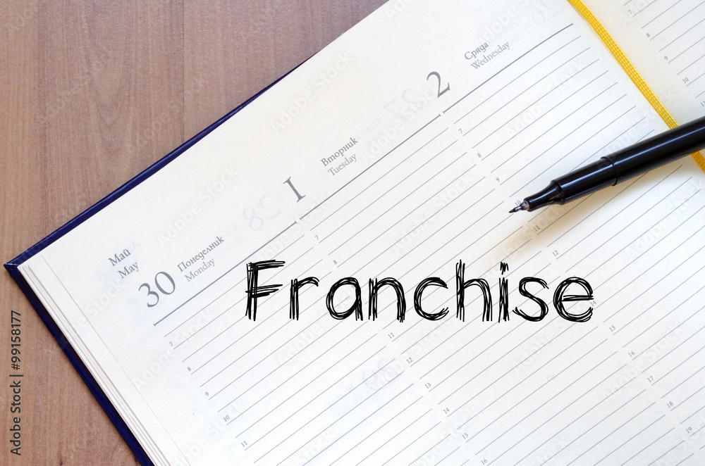 Franchise write on notebook Franchise write on notebook