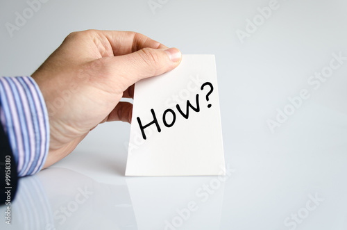 How text concept