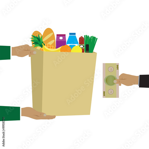 Concept for grocery delivery.