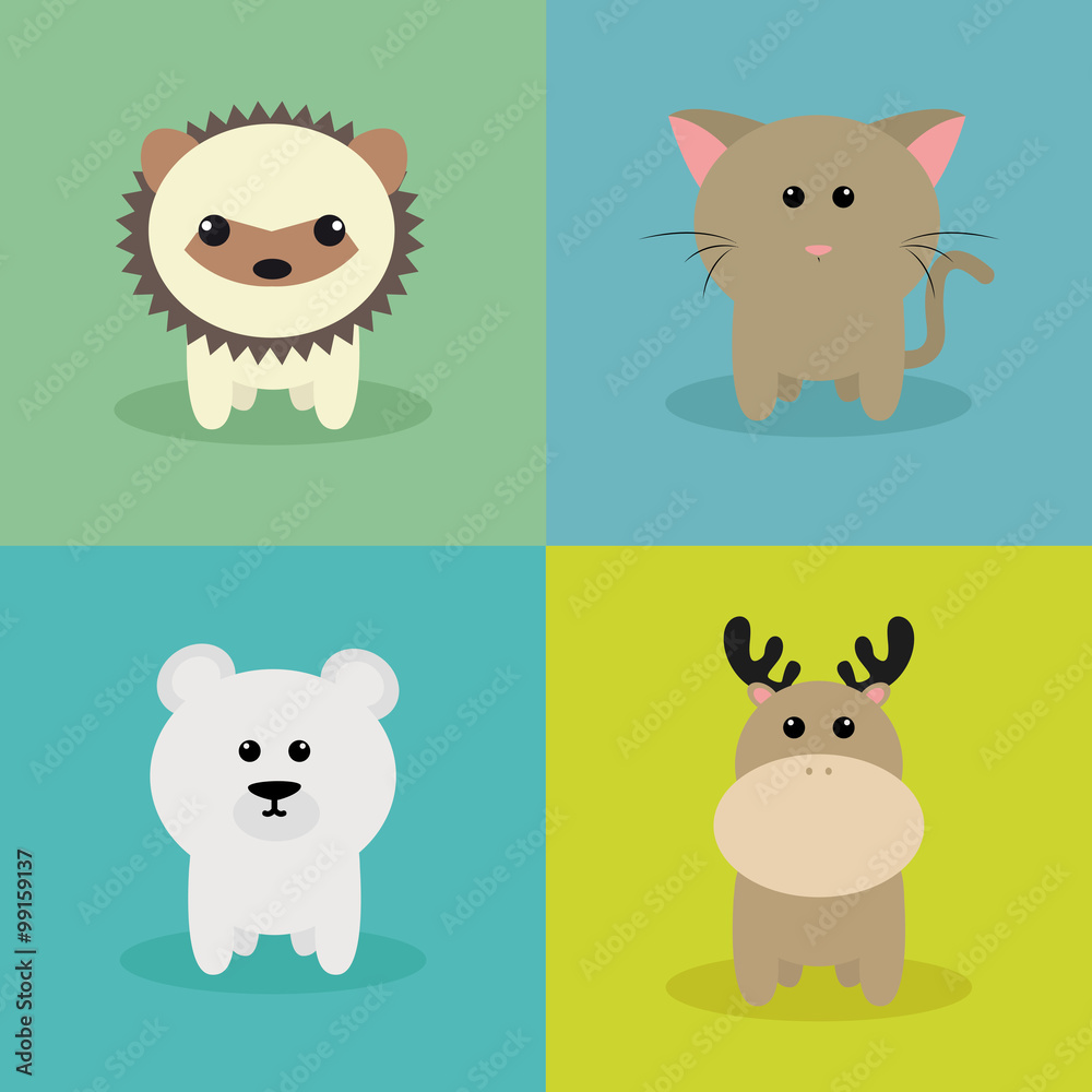 Cute Cartoon Animals Cute Cartoon Animals