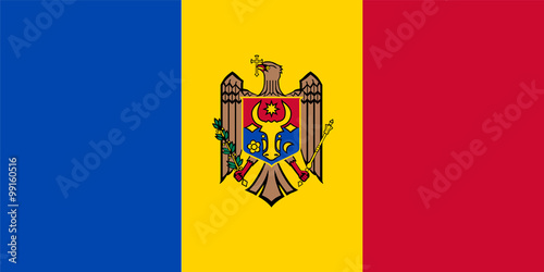 Standard Proportions for Moldova Flag