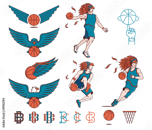basketball bundle colored