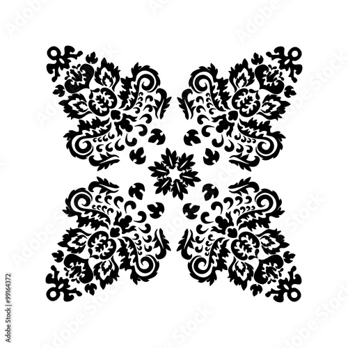 stock vector orient floral pattern