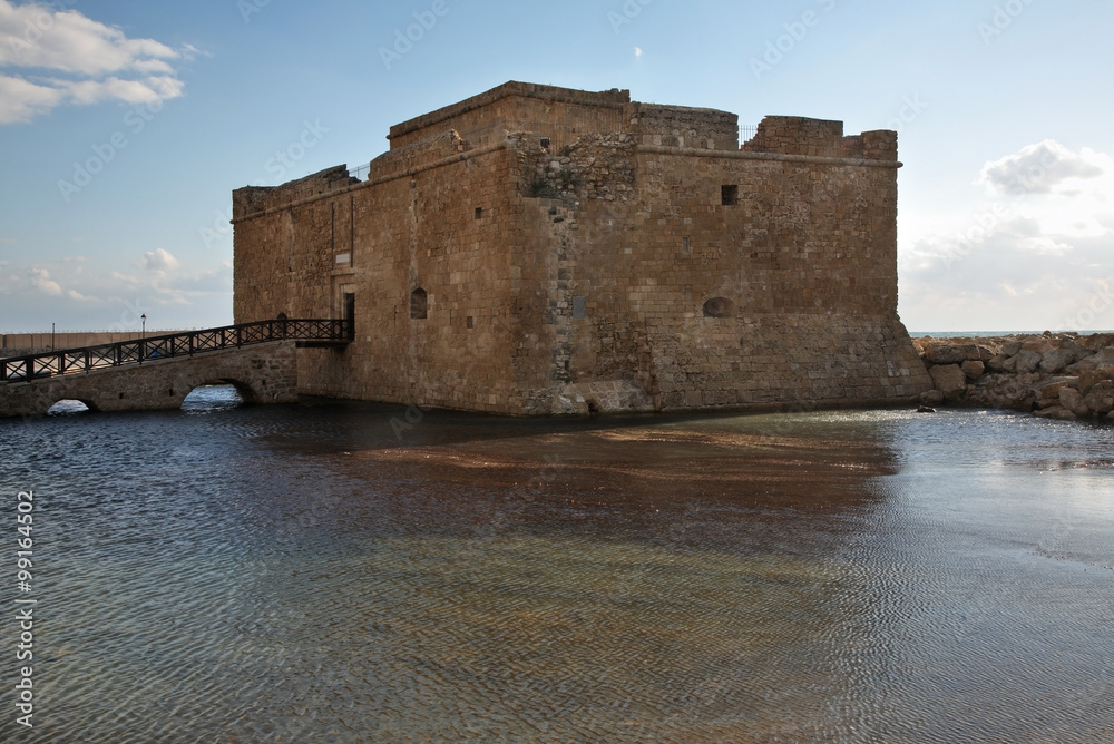 Castle in Pathos. Cyprus