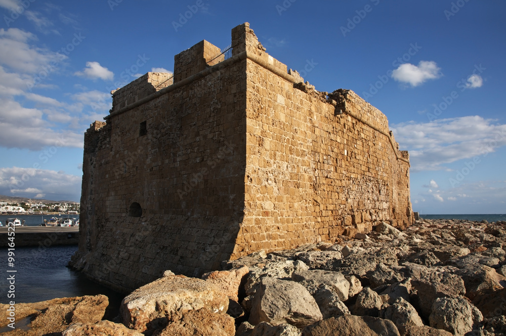 Castle in Pathos. Cyprus