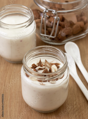 homemade yogurt almond milk