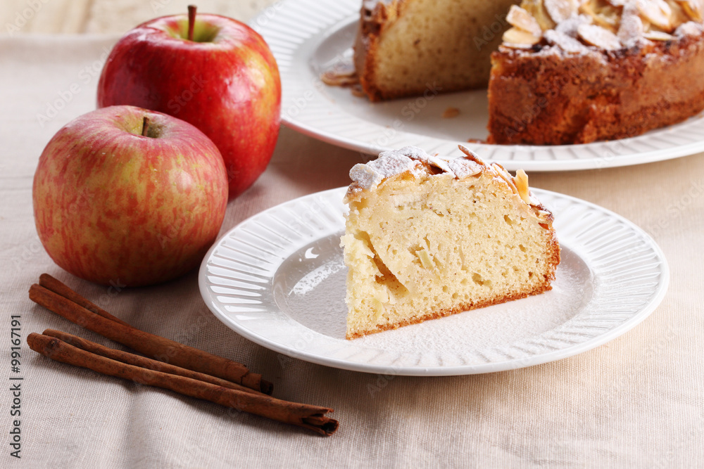 Fresh baked apple cake Fresh baked apple cake