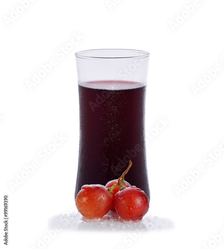 Wallpaper Mural Glass of grape juice isolated on white Torontodigital.ca