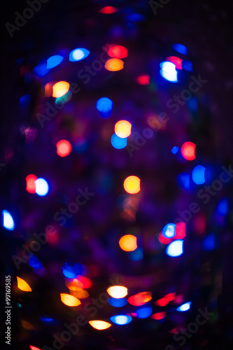New year bokeh background